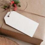 Eco-friendly Gift - a present wrapped in brown paper and tied with twine