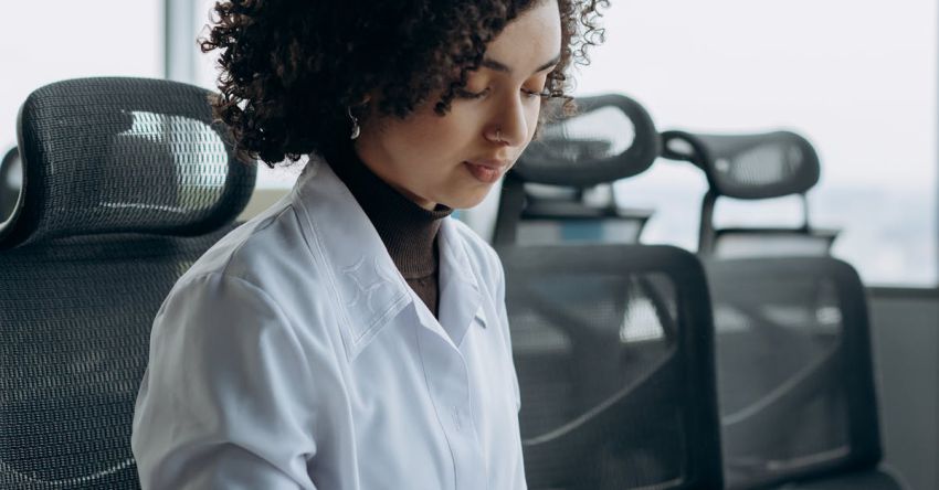 Budgeting Mistakes - Young Woman Sitting in White Long Sleeve Shirt Working Inside an Office