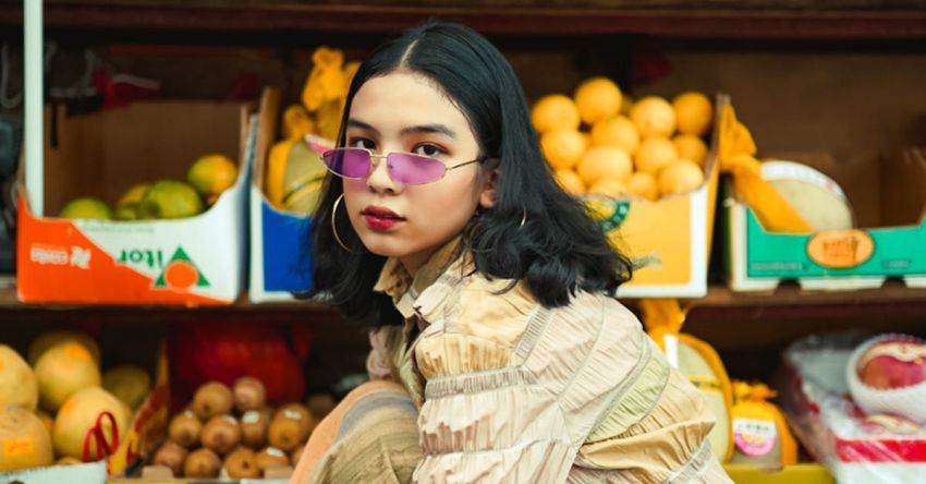 Fashion Boxes - Woman Sitting Near Variety of Fruits